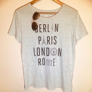 Old Navy 'Berlin Paris London Rome' Graphic Tee